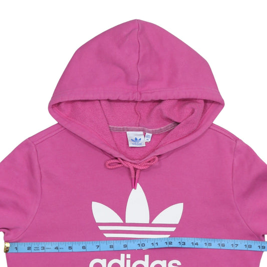 Womens UK Size 12 adidas Pink Pullover Hoodie
