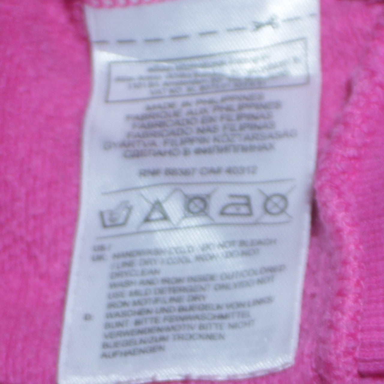 Womens UK Size 12 adidas Pink Pullover Hoodie