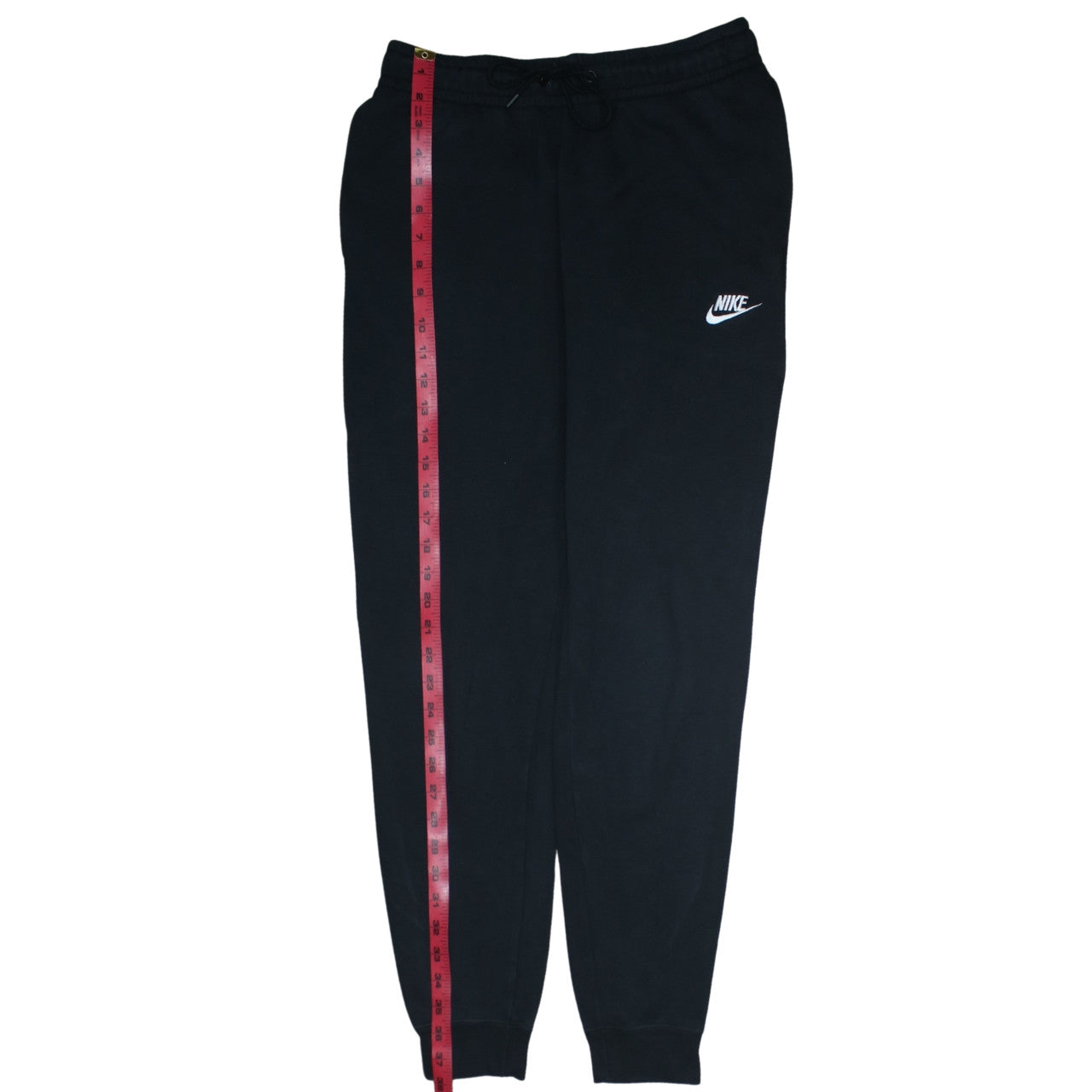 Mens UK Size S Nike Regular Fit Jogger Black Trousers