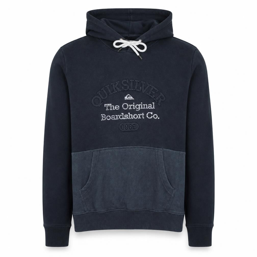 Mens UK Size M Quiksilver Black Pullover Hoodie