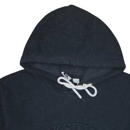 Mens UK Size M Quiksilver Black Pullover Hoodie