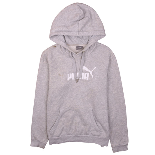Womens UK Size 16 PUMA Grey Pullover Hoodie