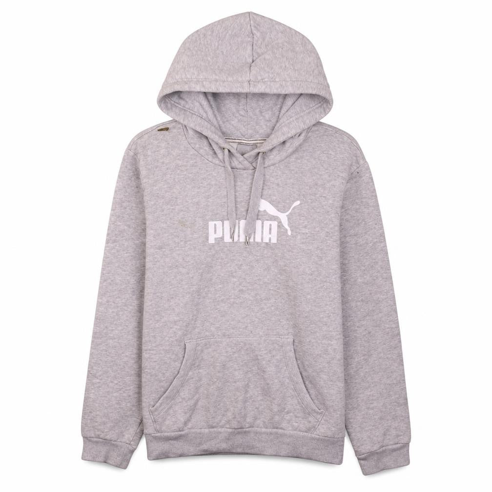 Womens UK Size 16 PUMA Grey Pullover Hoodie