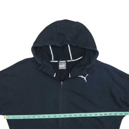 Womens UK Size 14 PUMA Black Full Zip Hoodie