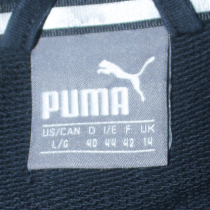 Womens UK Size 14 PUMA Black Full Zip Hoodie
