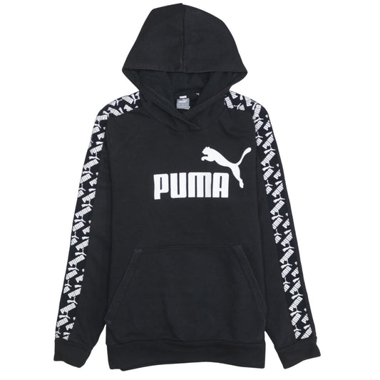 Womens UK Size L PUMA Black Pullover Hoodie