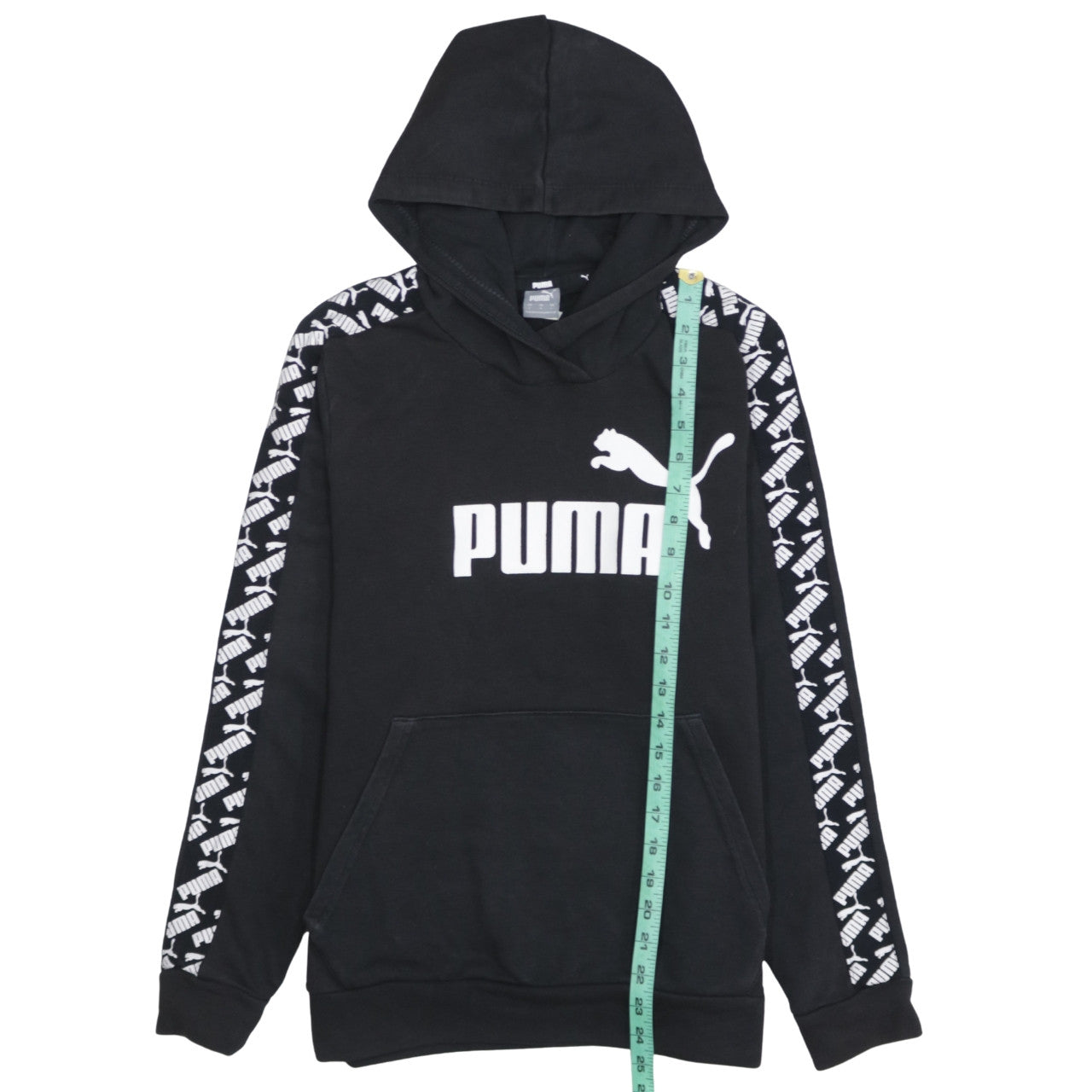 Womens UK Size L PUMA Black Pullover Hoodie