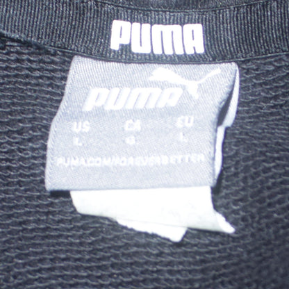 Womens UK Size L PUMA Black Pullover Hoodie