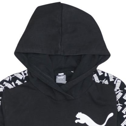 Womens UK Size L PUMA Black Pullover Hoodie