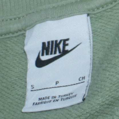 Womens UK Size S Nike Green Pullover Sweatshirt
