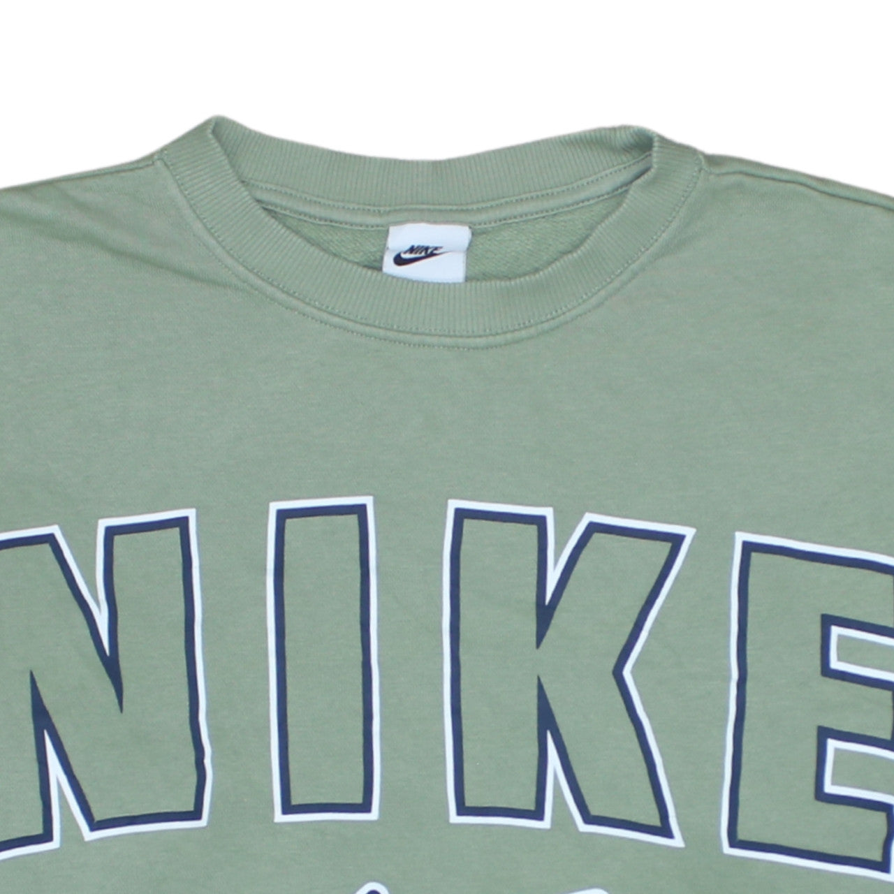 Womens UK Size S Nike Green Pullover Sweatshirt