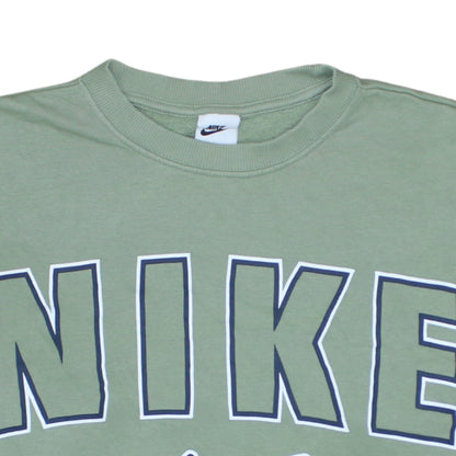 Womens UK Size S Nike Green Pullover Sweatshirt