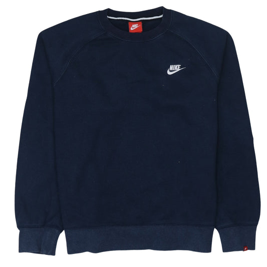 Mens UK Size M Nike Blue Pullover Sweatshirt