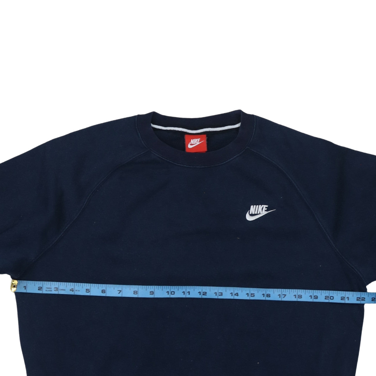 Mens UK Size M Nike Blue Pullover Sweatshirt