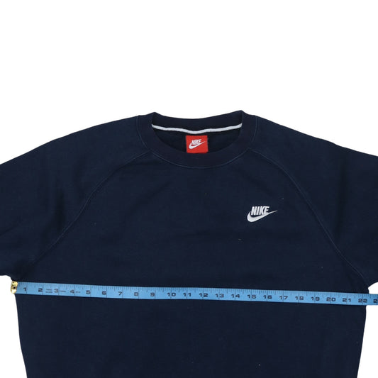 Mens UK Size M Nike Blue Pullover Sweatshirt