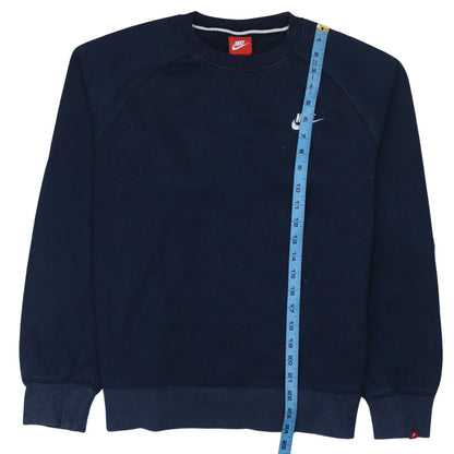 Mens UK Size M Nike Blue Pullover Sweatshirt