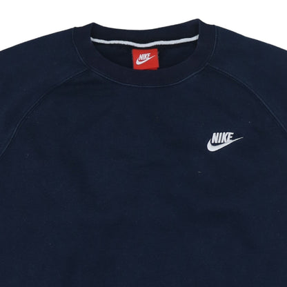 Mens UK Size M Nike Blue Pullover Sweatshirt