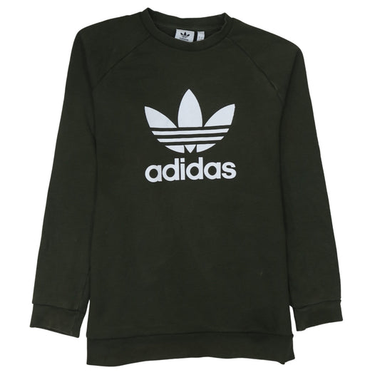 Mens UK Size L adidas Green Pullover Sweatshirt