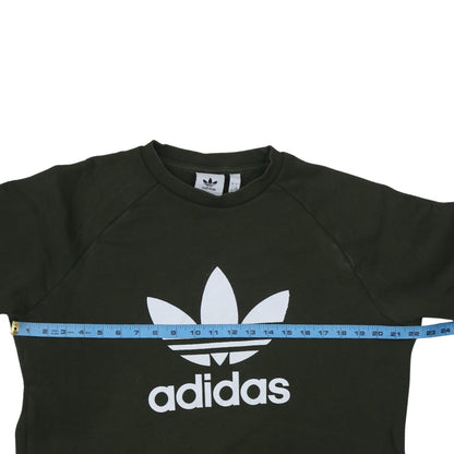Mens UK Size L adidas Green Pullover Sweatshirt