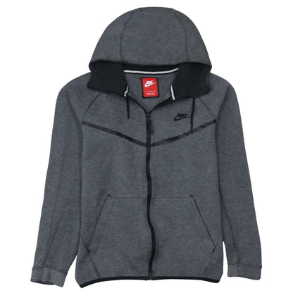 Mens UK Size M Nike Grey Full Zip Hoodie