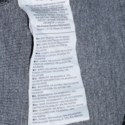Mens UK Size M Nike Grey Full Zip Hoodie