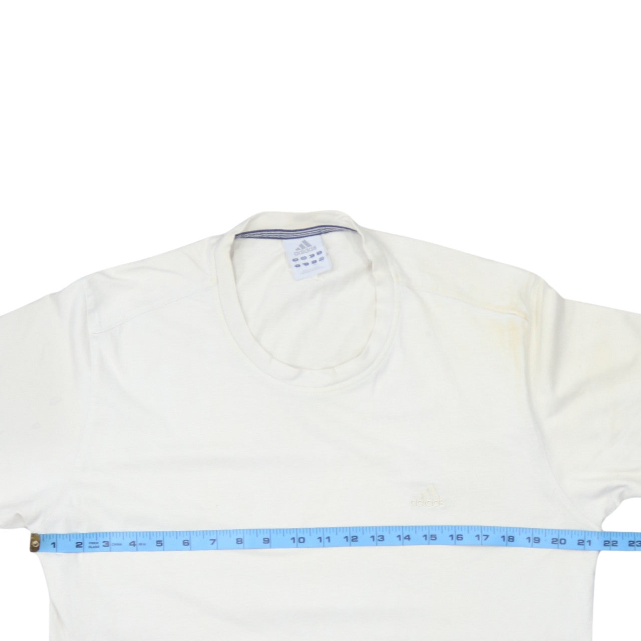 Mens UK Size L adidas White  T-Shirt