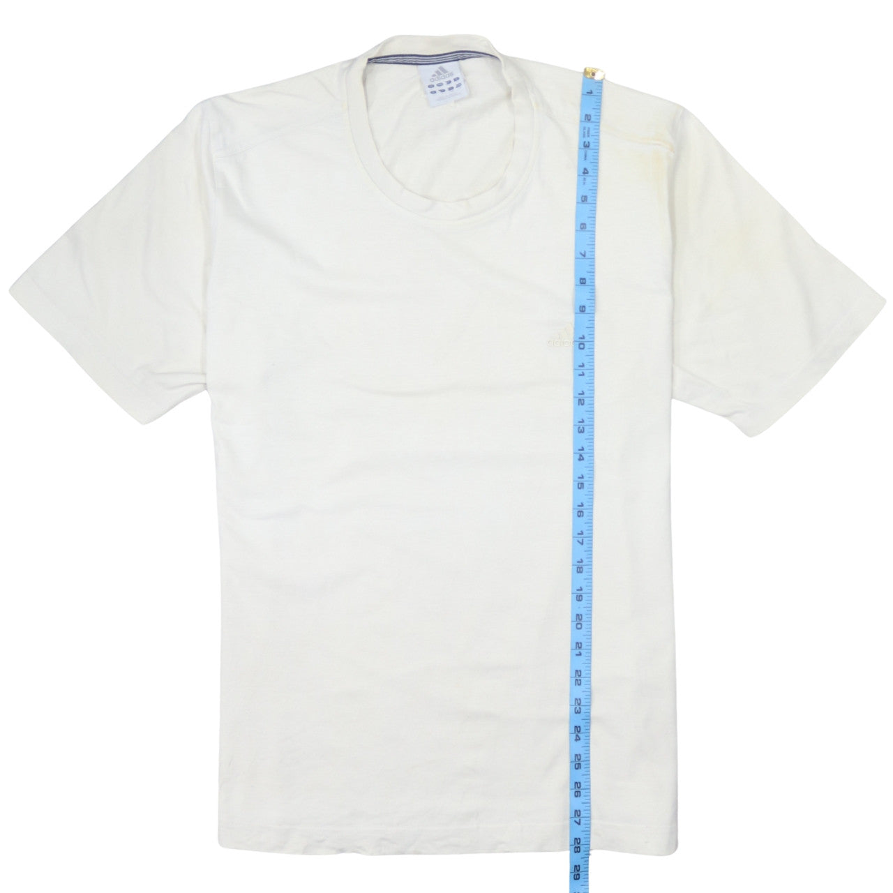 Mens UK Size L adidas White  T-Shirt