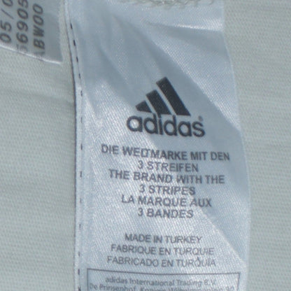 Mens UK Size L adidas White  T-Shirt