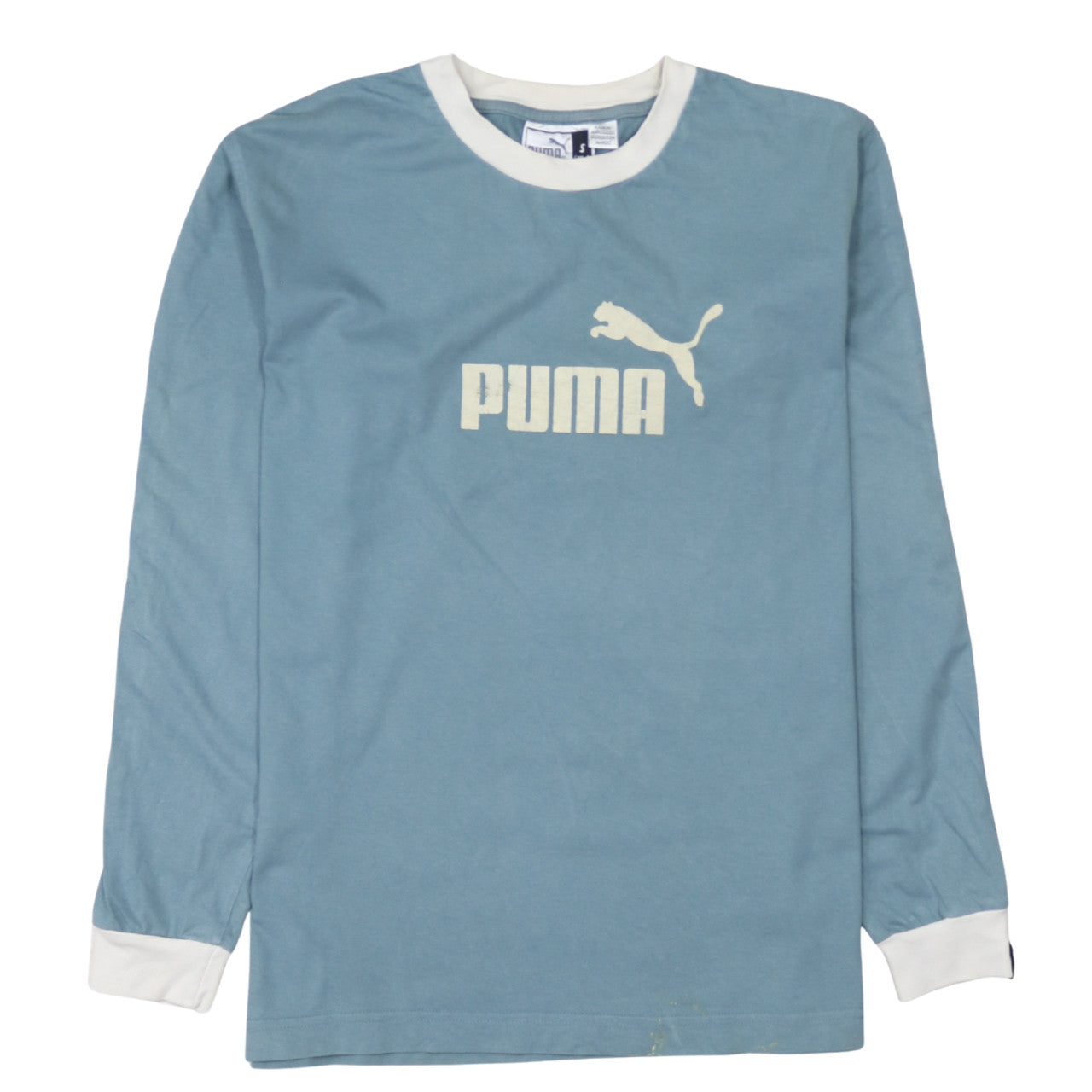 Mens UK Size S PUMA Blue  T-Shirt