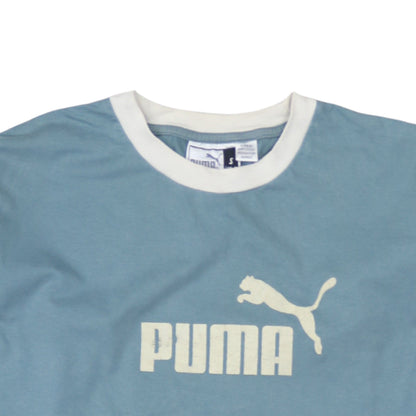 Mens UK Size S PUMA Blue  T-Shirt