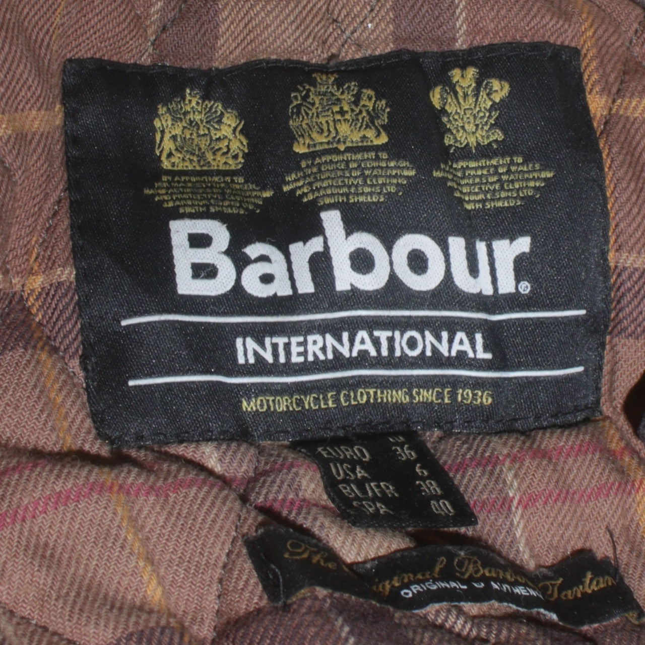 Womens UK Size 10 Barbour Brown Parka Coat