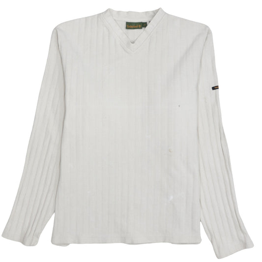 Mens UK Size L Timberland White Pullover Sweatshirt