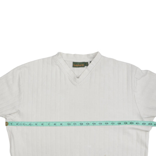 Mens UK Size L Timberland White Pullover Sweatshirt