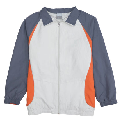 Mens UK Size XL Nike White Windbreaker Coat