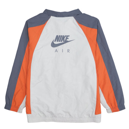 Mens UK Size XL Nike White Windbreaker Coat
