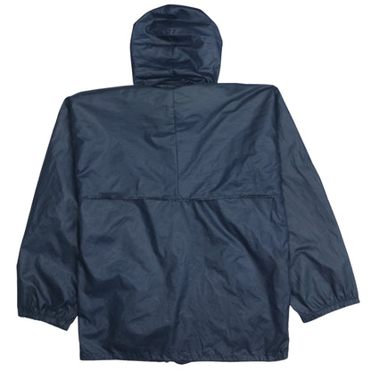 Mens UK Size L adidas Blue Windbreaker Coat