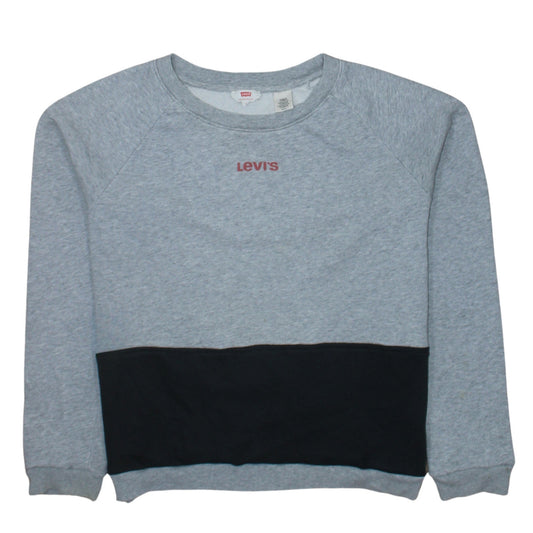 Womens UK Size S Levi's Grey Pullover Sweatshirt