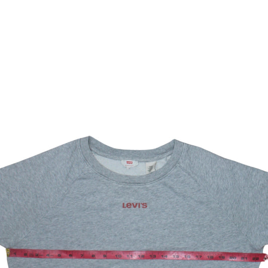 Womens UK Size S Levi's Grey Pullover Sweatshirt