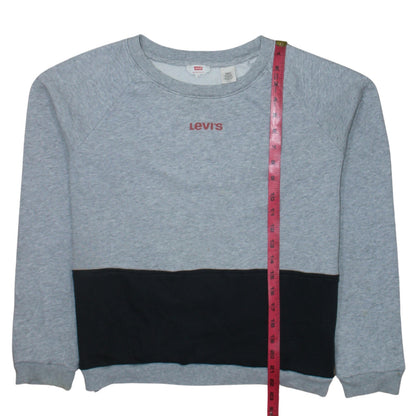 Womens UK Size S Levi's Grey Pullover Sweatshirt