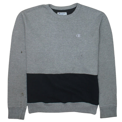 Mens UK Size M Champion Grey Pullover Sweatshirt
