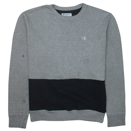Mens UK Size M Champion Grey Pullover Sweatshirt
