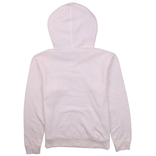Womens UK Size L Champion White Pullover Hoodie