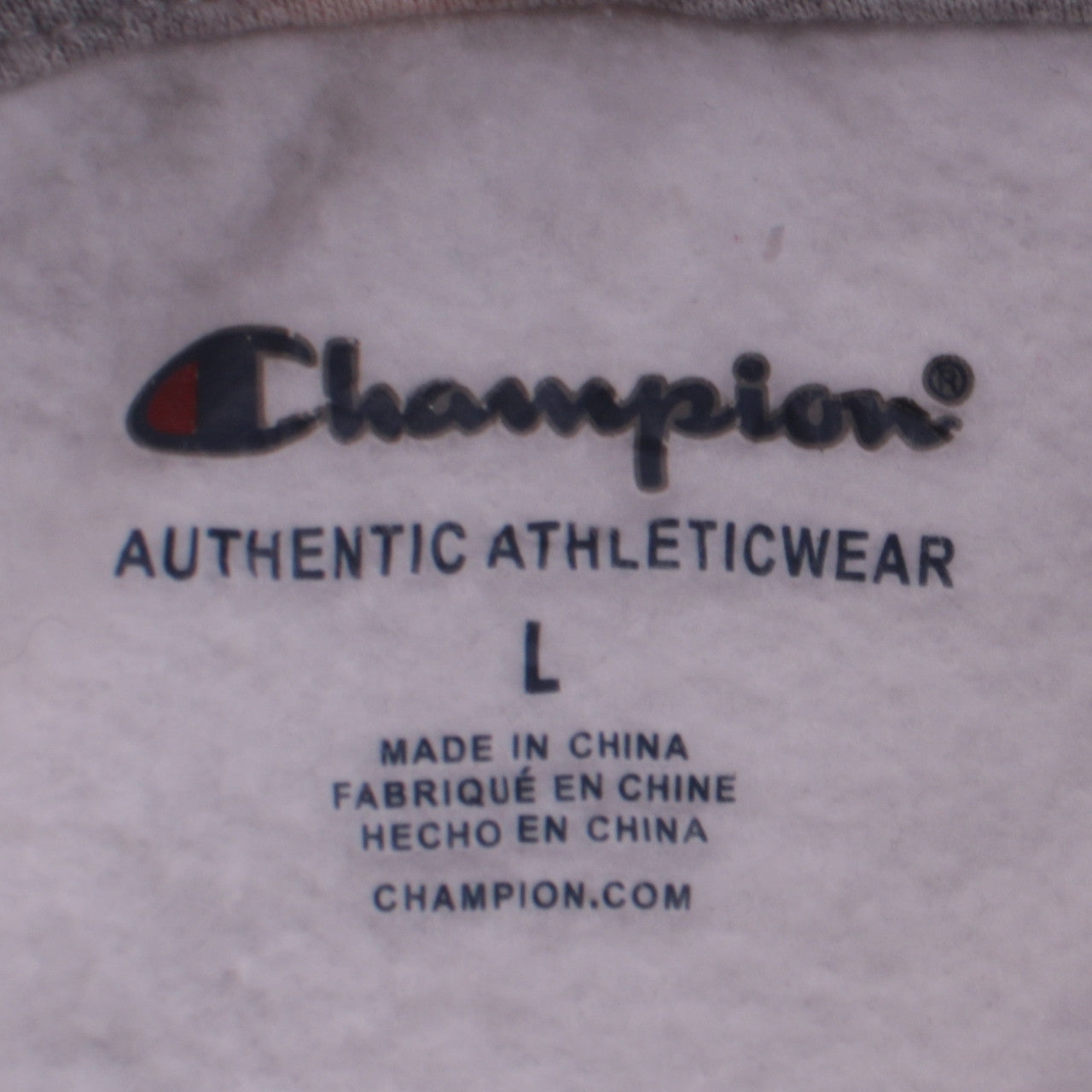 Womens UK Size L Champion White Pullover Hoodie