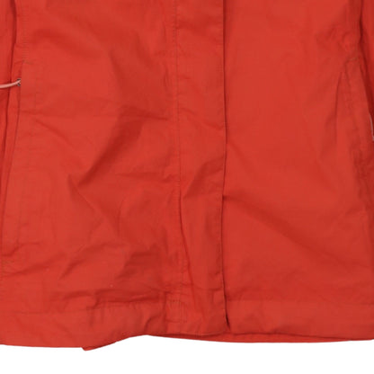 The North Face Womens Red Waterproof Hooded Rain Coat Size M