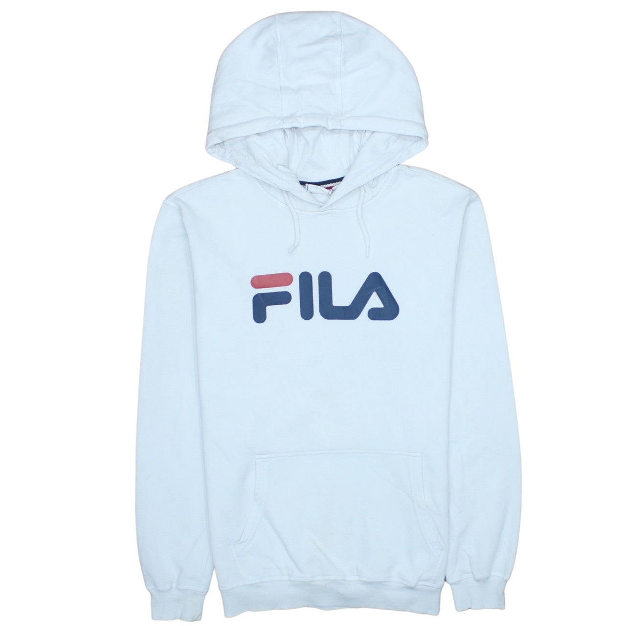 Womens UK Size S FILA White Pullover Hoodie