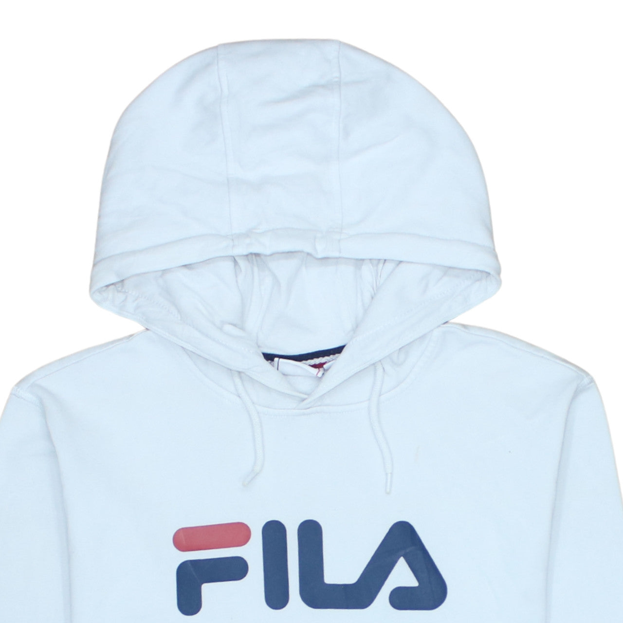 Womens UK Size S FILA White Pullover Hoodie