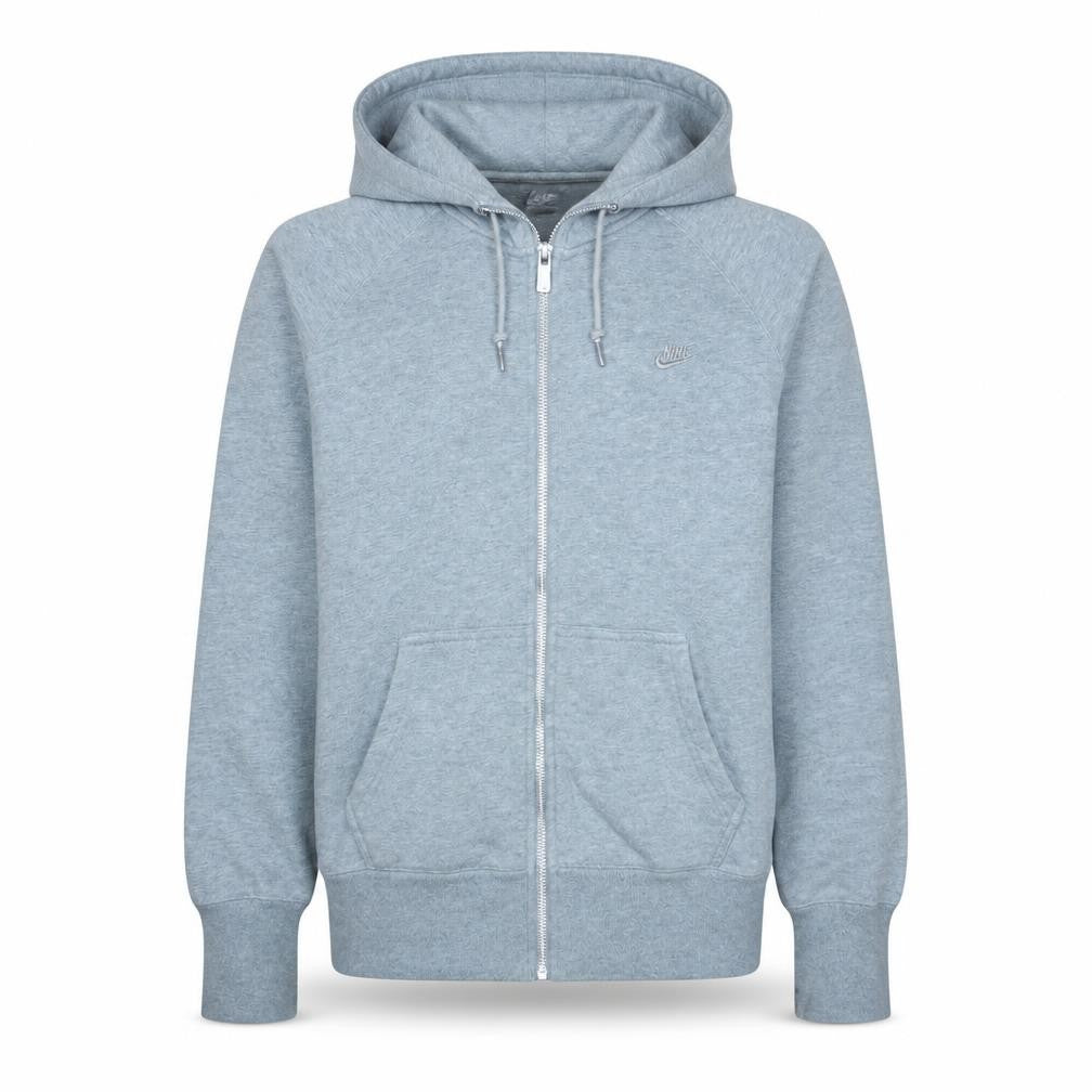 Mens UK Size M Nike Grey Full Zip Hoodie