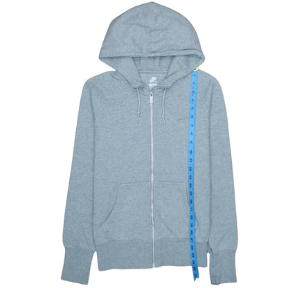 Mens UK Size M Nike Grey Full Zip Hoodie