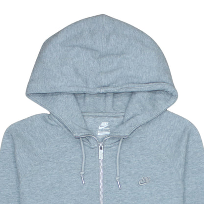 Mens UK Size M Nike Grey Full Zip Hoodie