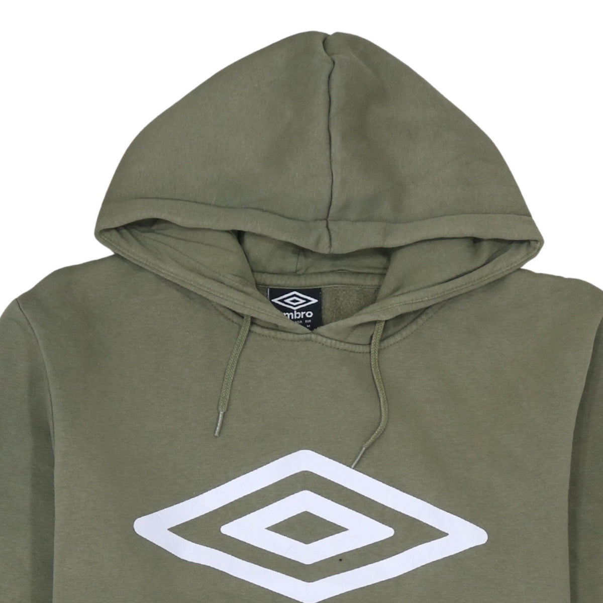 Mens UK Size M Umbro Green Pullover Hoodie